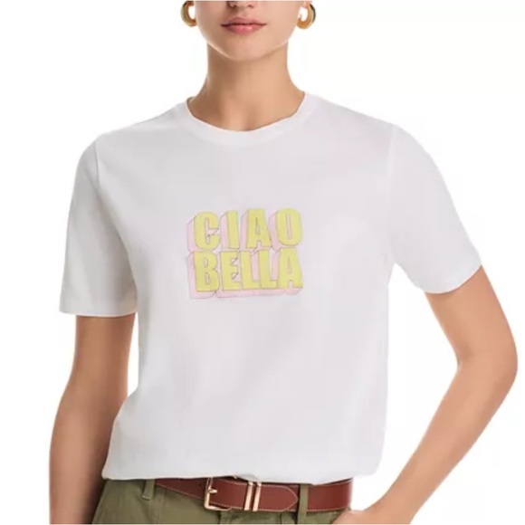 Kule Ciao Bella Modern Crewneck Tee - Picture 1 of 5